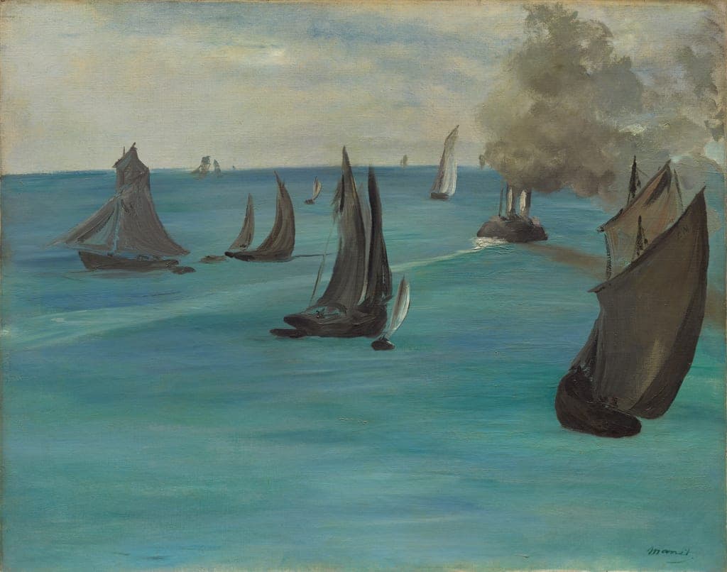 Sea View, Calm Weather (Vue de mer, temps calme) by Édouard Manet (French, 1832–1883) — fine art print