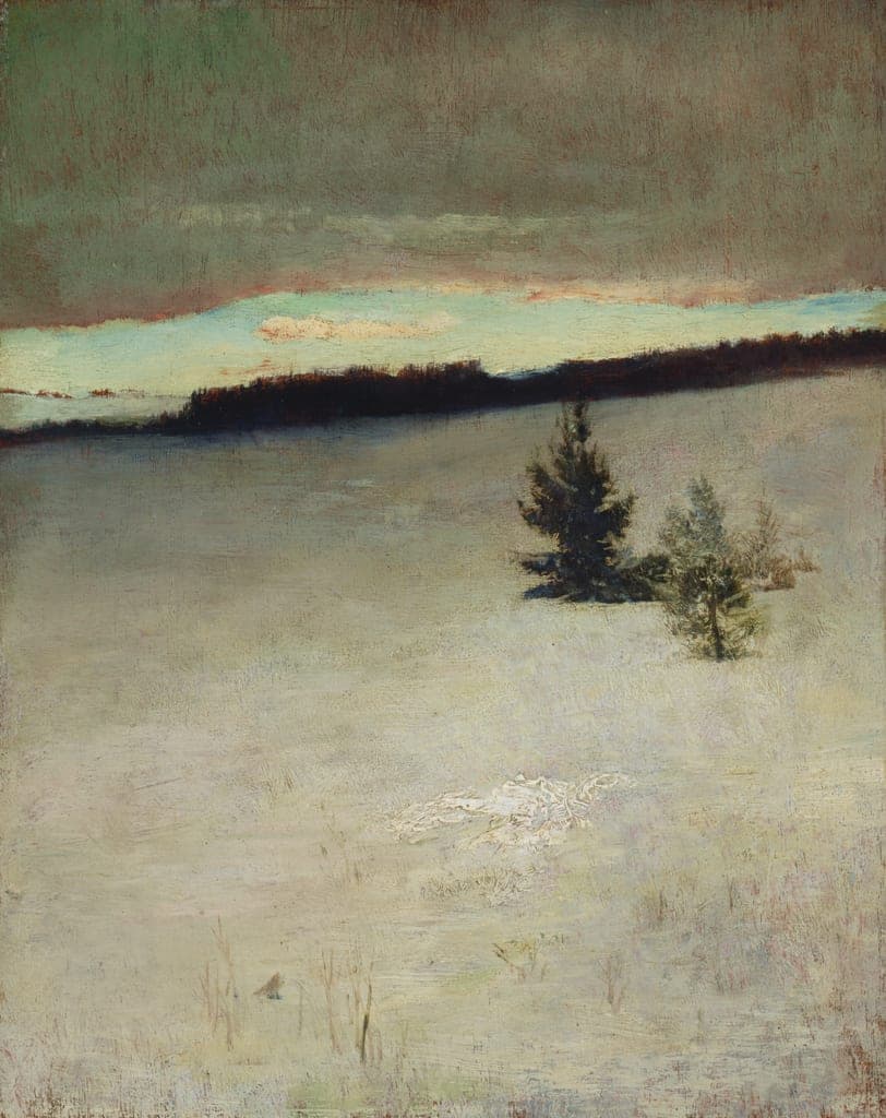 Snow Field, Morning, Roxbury by John La Farge (American, 1835–1910) — fine art print