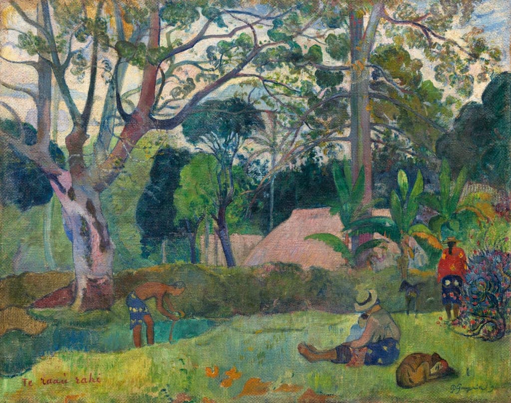 Te raau rahi (The Big Tree) by Paul Gauguin (French, 1848–1903) — fine art print