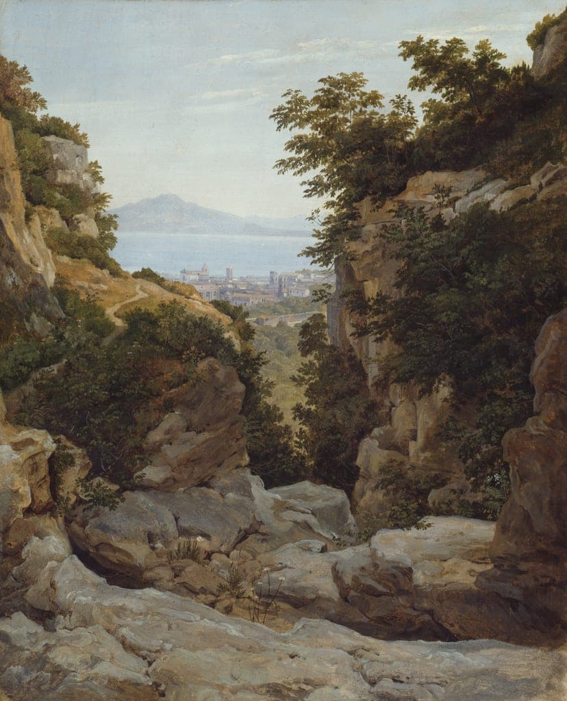 Italian Landscape by Attributed to Heinrich Reinhold (German, 1788–1825) — fine art print