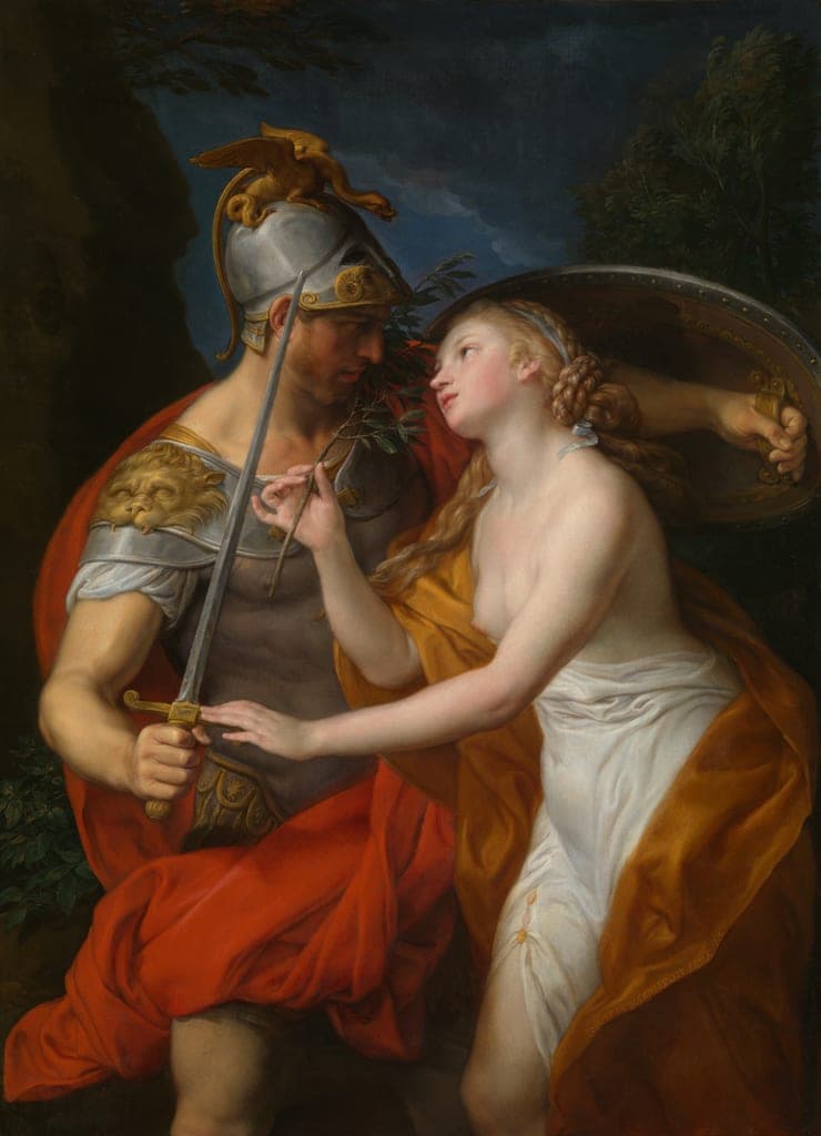 Allegory of Peace and War by Pompeo Girolamo Batoni (Italian, 1708–1787) — fine art print