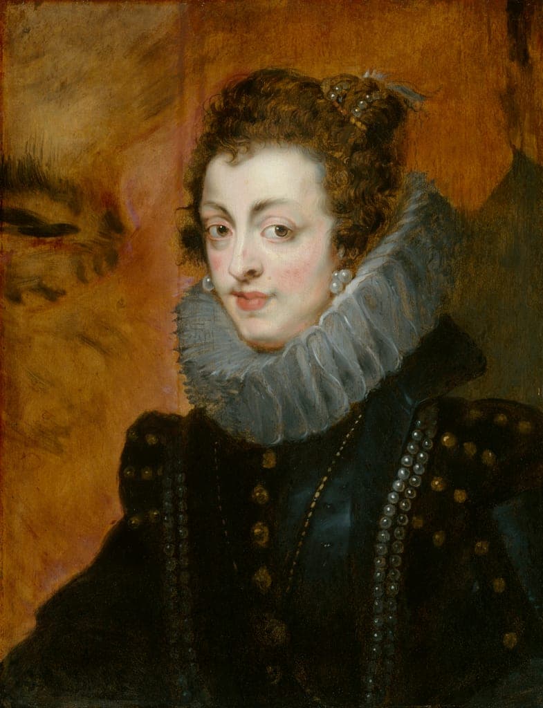 Portrait of Isabella of Bourbon by Follower of Peter Paul Rubens (Flemish, 1577–1640) — fine art print