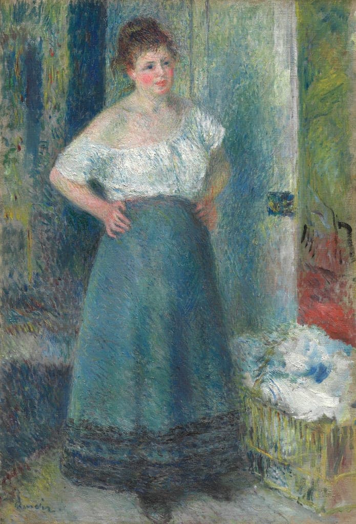 The Laundress by Pierre-Auguste Renoir (French, 1841–1919) — fine art print