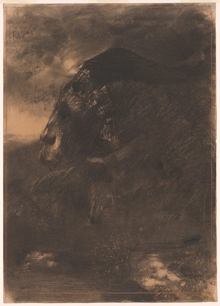 The Sphinx by Odilon Redon
French, 1840-1916 — fine art print