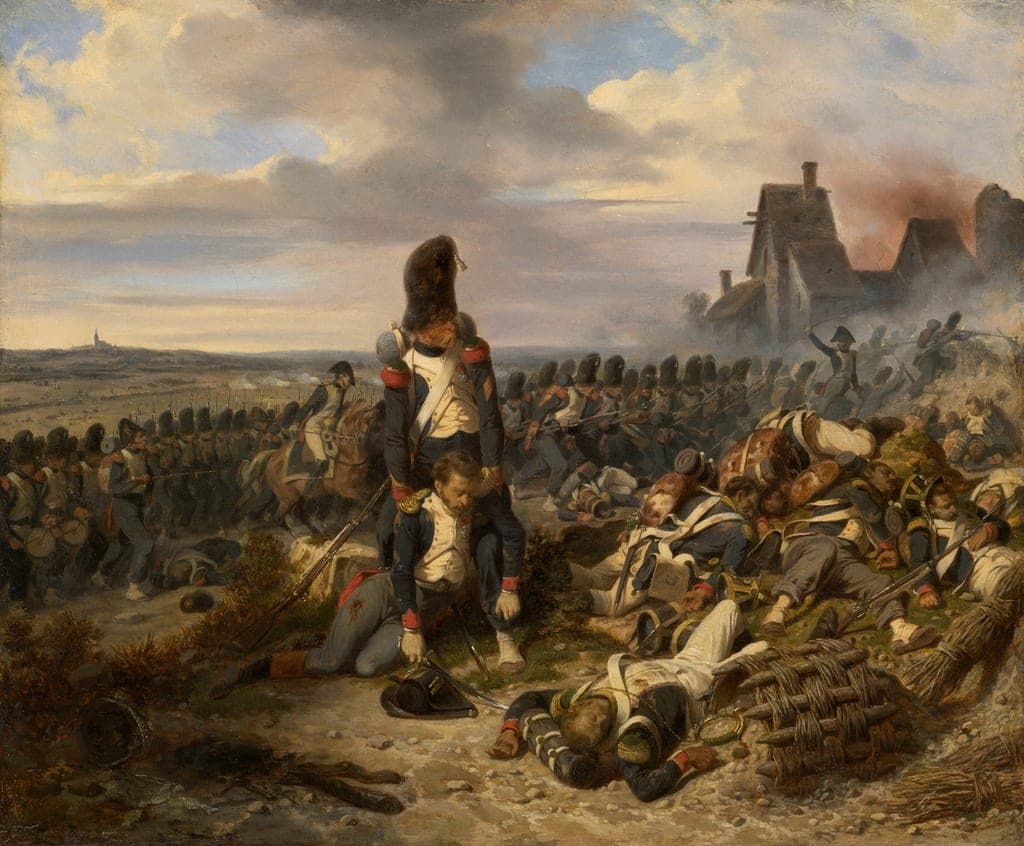 Battle Scene by Joseph Louis Hippolyte Bellangé (French, 1800–1866) — fine art print