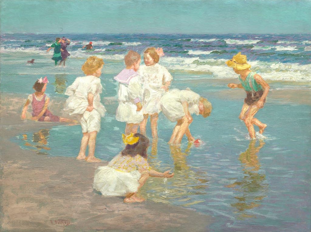 A Holiday by Edward Henry Potthast (American, 1857–1927) — fine art print