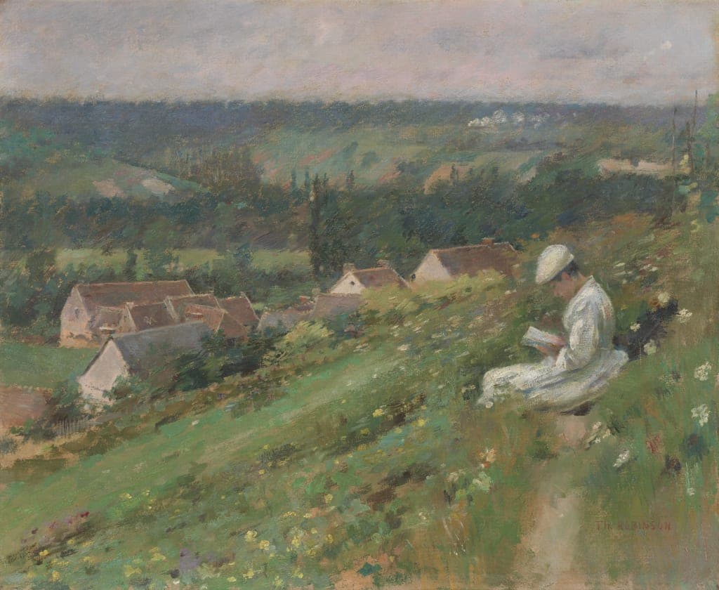 The Valley of Arconville by Theodore Robinson (American, 1852–1896) — fine art print