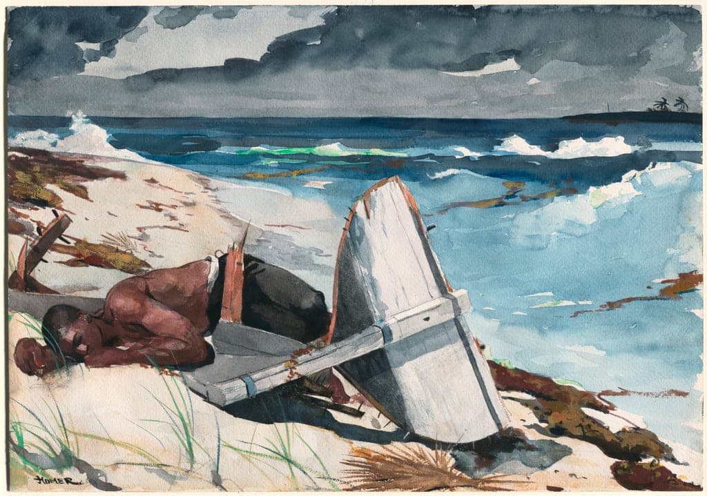 After the Hurricane, Bahamas by Winslow Homer
American, 1836-1910 — fine art print