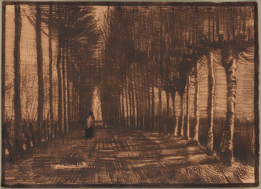 Avenue of Pollard Birches and Poplars by Vincent van Gogh
Dutch, 1853–1890 — fine art print