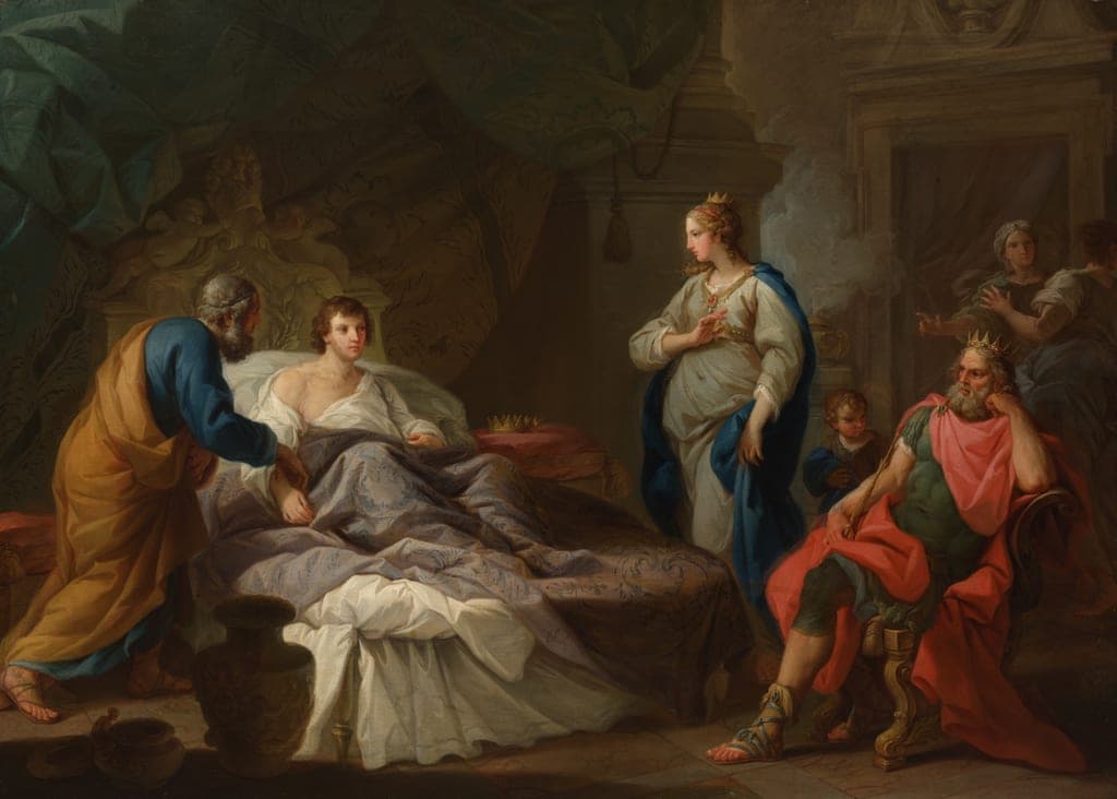 Antiochus Yearning for Stratonice by Stefano Pozzi (Italian, 1699–1768) — fine art print