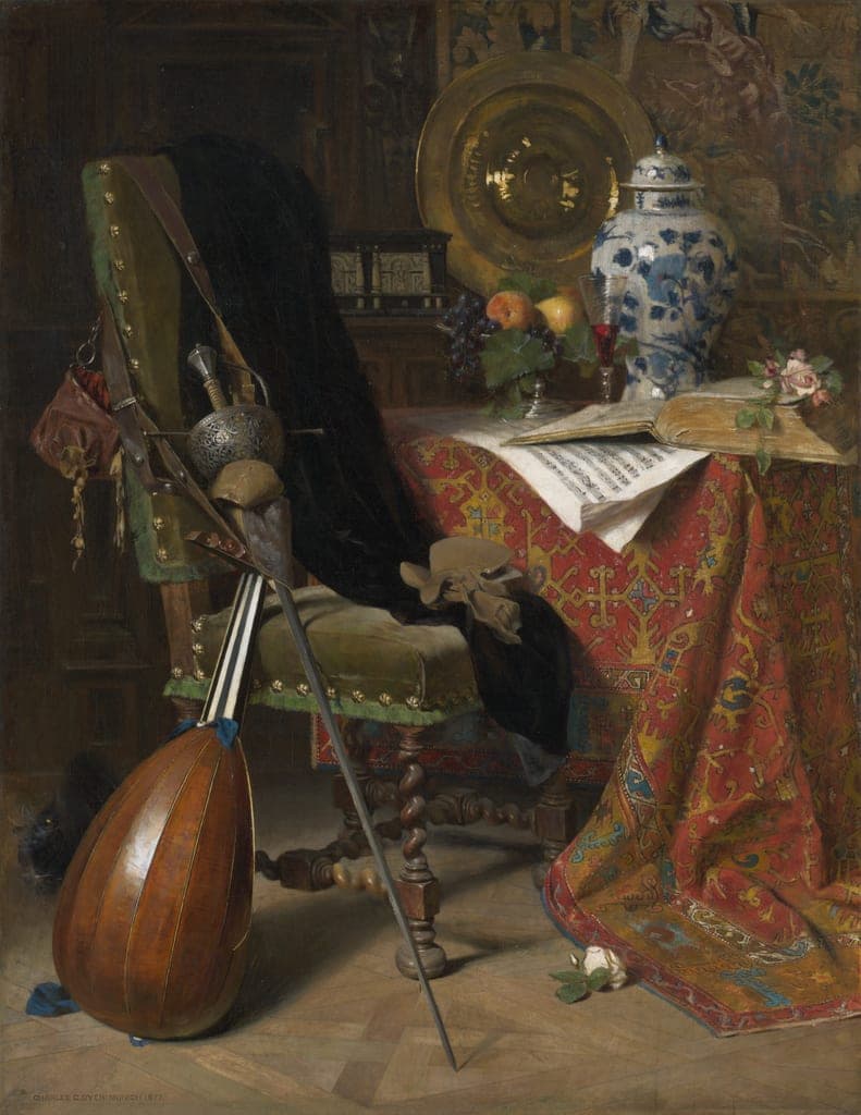 Seventeenth-Century Interior by Charles Gifford Dyer (American, 1846–1912) — fine art print
