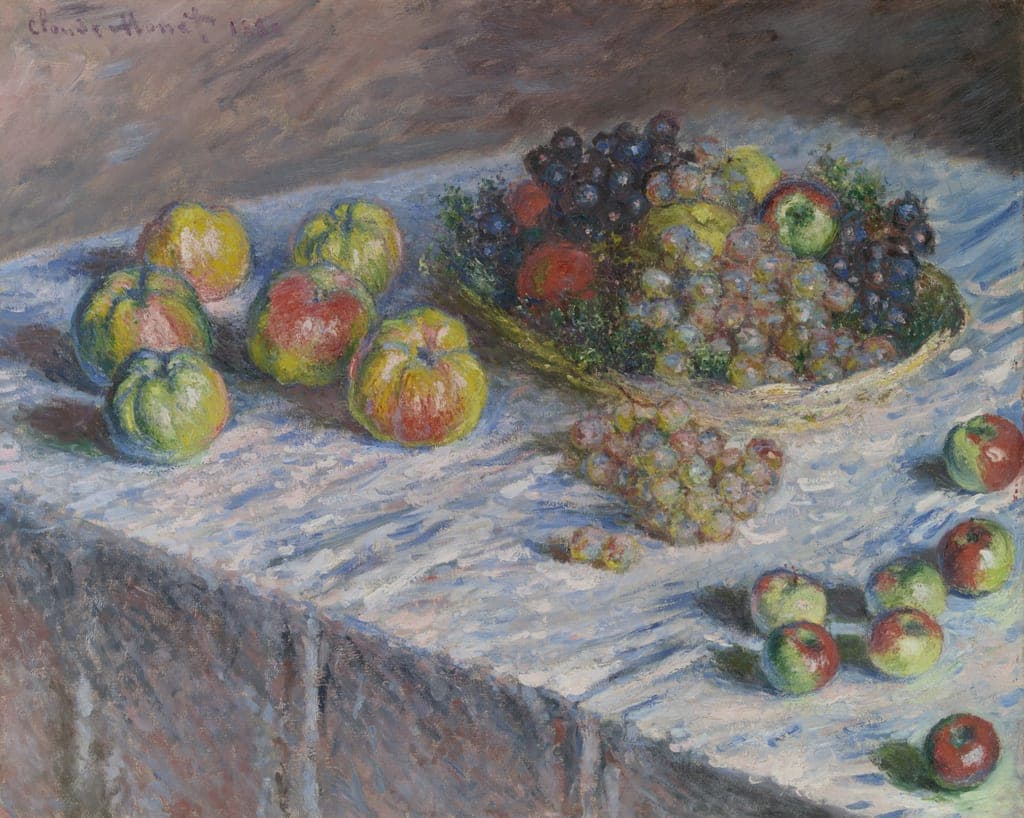 Apples and Grapes by Claude Monet (French, 1840–1926) — fine art print
