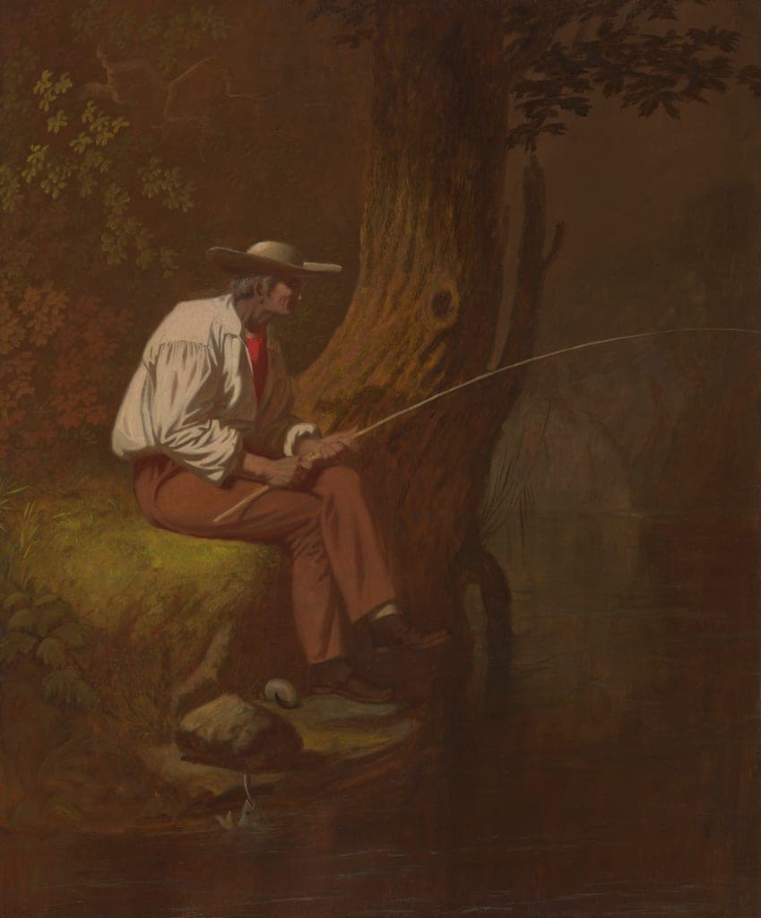 Mississippi Fisherman by George Caleb Bingham (American, 1811–1877) — fine art print