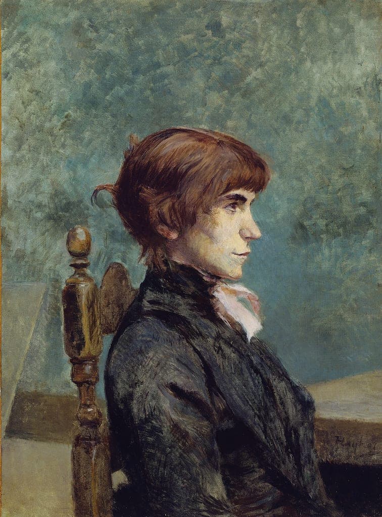 Portrait of Jeanne Wenz by Henri de Toulouse-Lautrec (French, 1864–1901) — fine art print