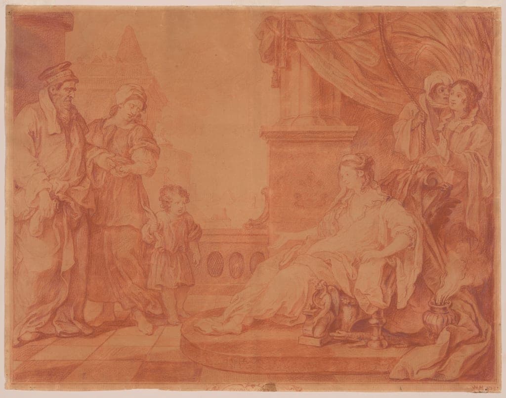 Moses Brought to Pharaoh’s Daughter by William Hogarth
English, 1697–1764 — fine art print