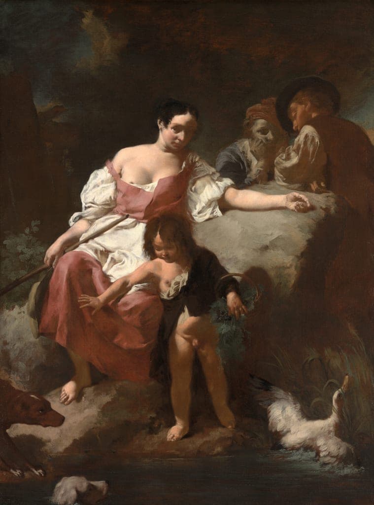 Pastoral Scene by Giovanni Battista Piazzetta (Italian, 1682–1754) — fine art print