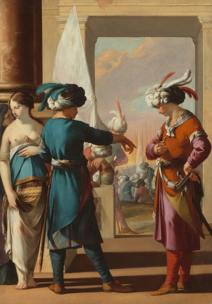 Panthea, Cyrus, and Araspas by Laurent de La Hyre (French, 1606-1656) — fine art print