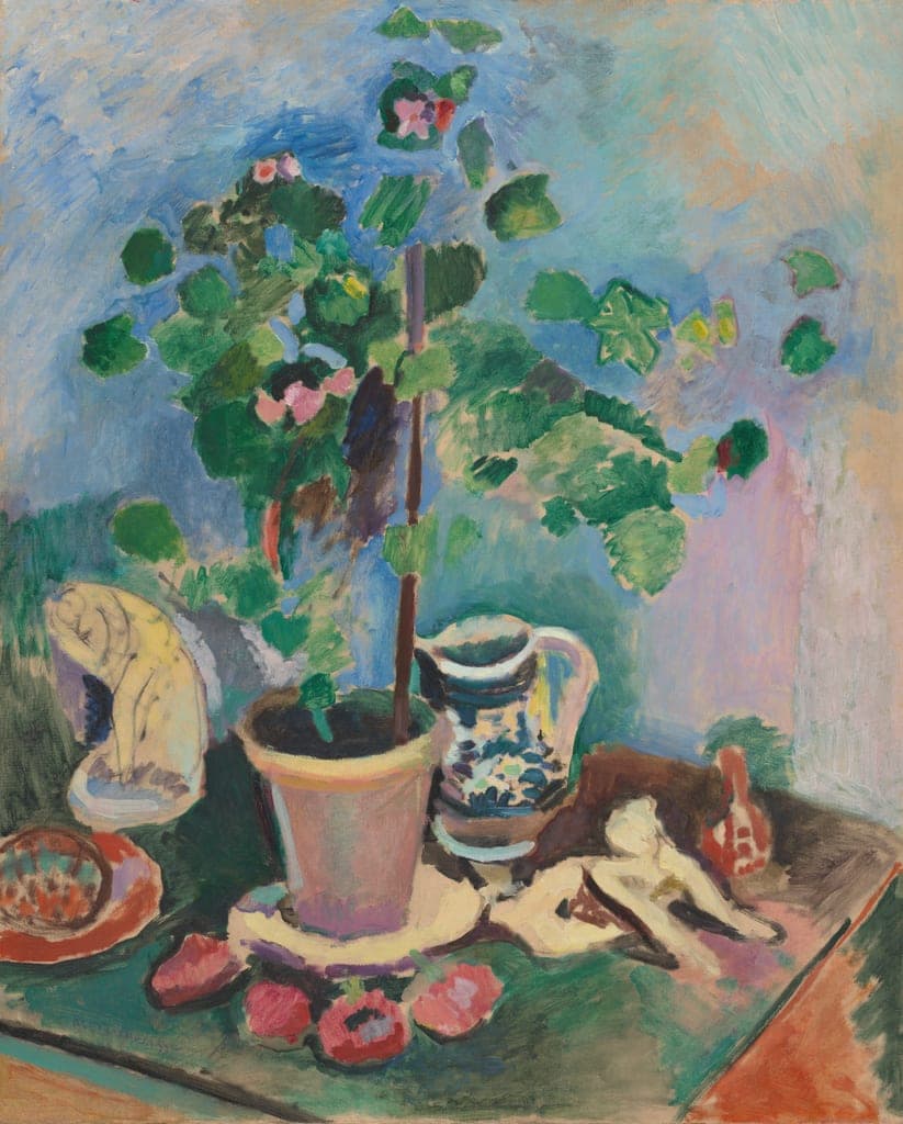Still Life with Geranium by Henri Matisse
French, 1869–1954 — fine art print