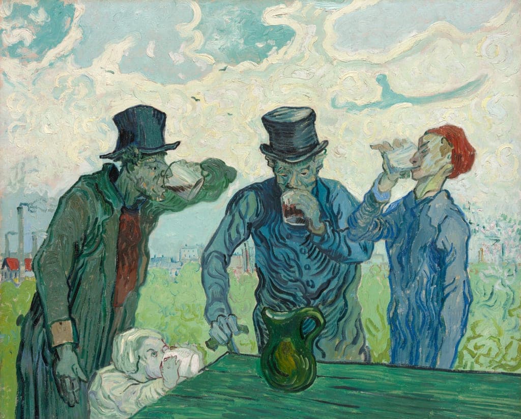The Drinkers by Vincent van Gogh (Dutch, 1853–1890) — fine art print