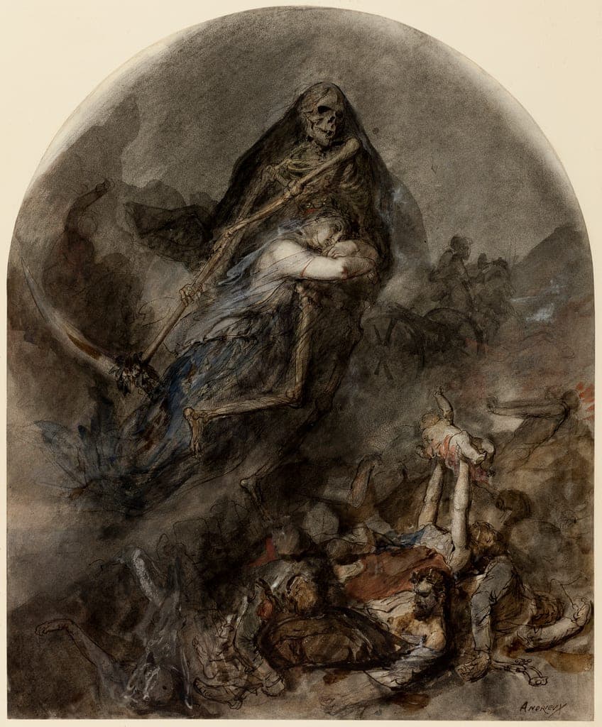 Allegory of Death by Clement-Auguste Andrieux
French, 1829-1880 — fine art print