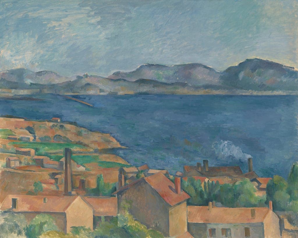 The Bay of Marseille, Seen from L'Estaque by Paul Cezanne (French, 1839–1906) — fine art print