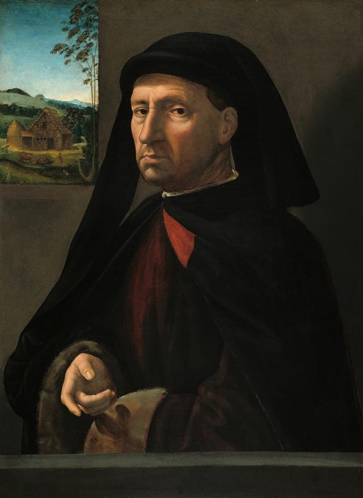 Portrait of a Gentleman by Ridolfo Ghirlandaio (Italian, 1483–1561) — fine art print