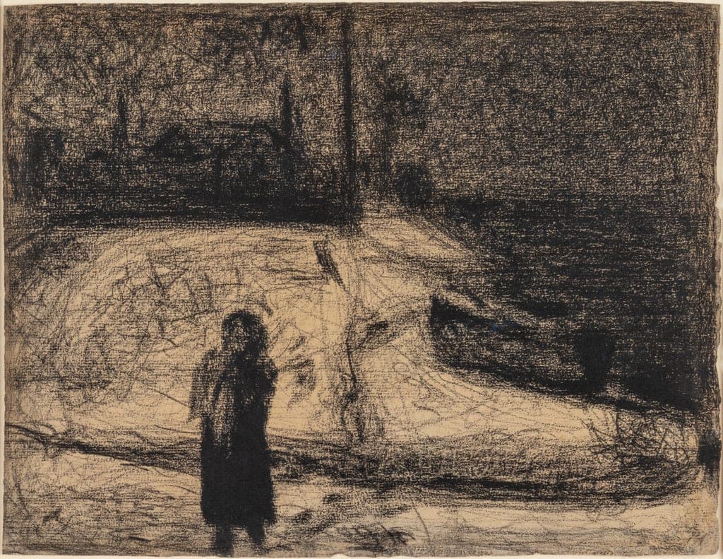 The Zone (Outside the City Walls) by Georges Seurat
French, 1859-1891 — fine art print