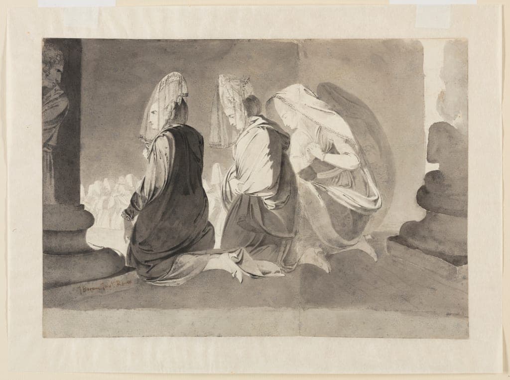 Three Kneeling Women by John Brown
Scottish, 1749-1787 — fine art print