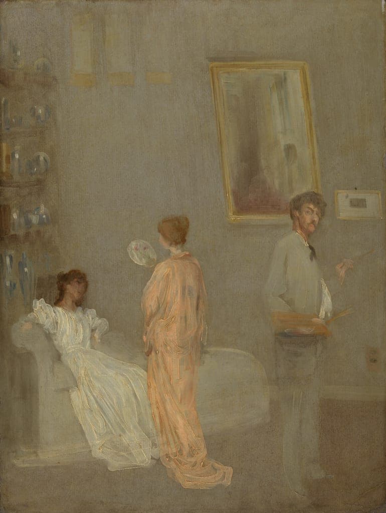 The Artist in His Studio by James McNeill Whistler (American, 1834–1903) — fine art print