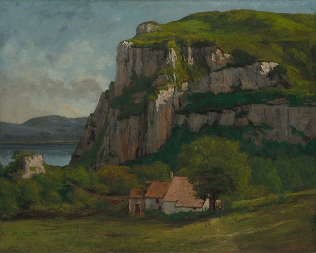 The Rock of Hautepierre by Gustave Courbet (French, 1819–1877) — fine art print
