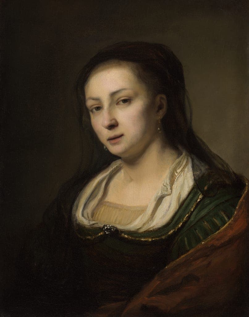 Portrait of a woman by Ferdinand Bol (Dutch, 1616–1680) — fine art print