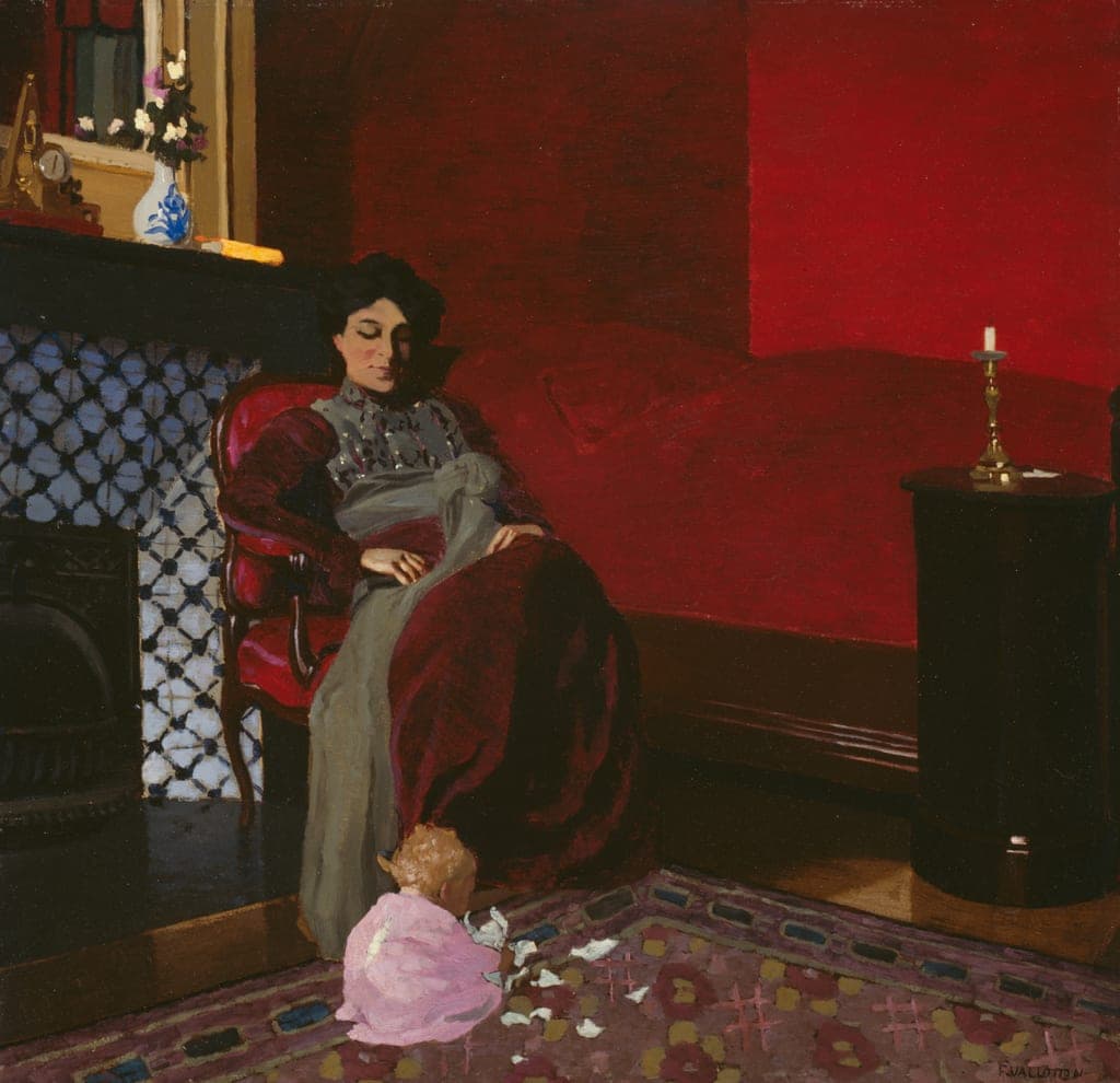 The Red Room, Etretat by Félix Edouard Vallotton (Swiss, 1865–1925) — fine art print