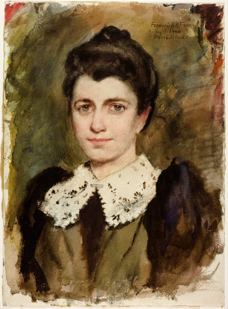Caroline D. Wade by Frederick Warren Freer
American, 1849-1908 — fine art print