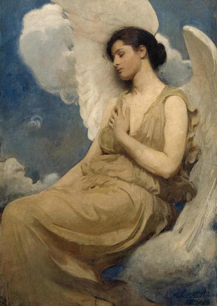 Winged Figure by Abbott Handerson Thayer (American, 1849–1921) — fine art print