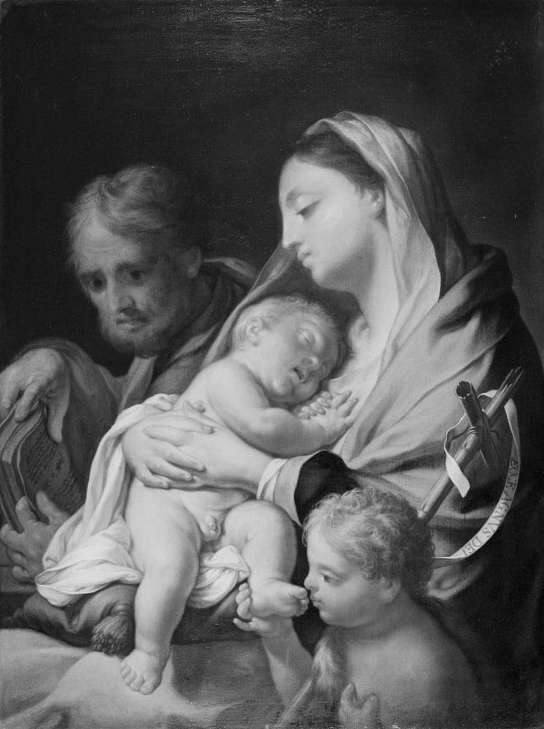 Holy Family with the Infant St. John by Francesco Trevisani (Italian, 1656–1746) — fine art print