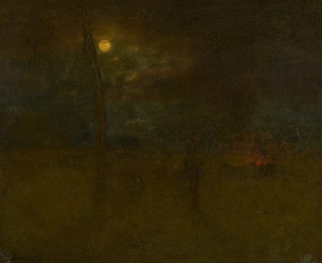 The Moon at Night by George Inness (American, 1825–1894) — fine art print