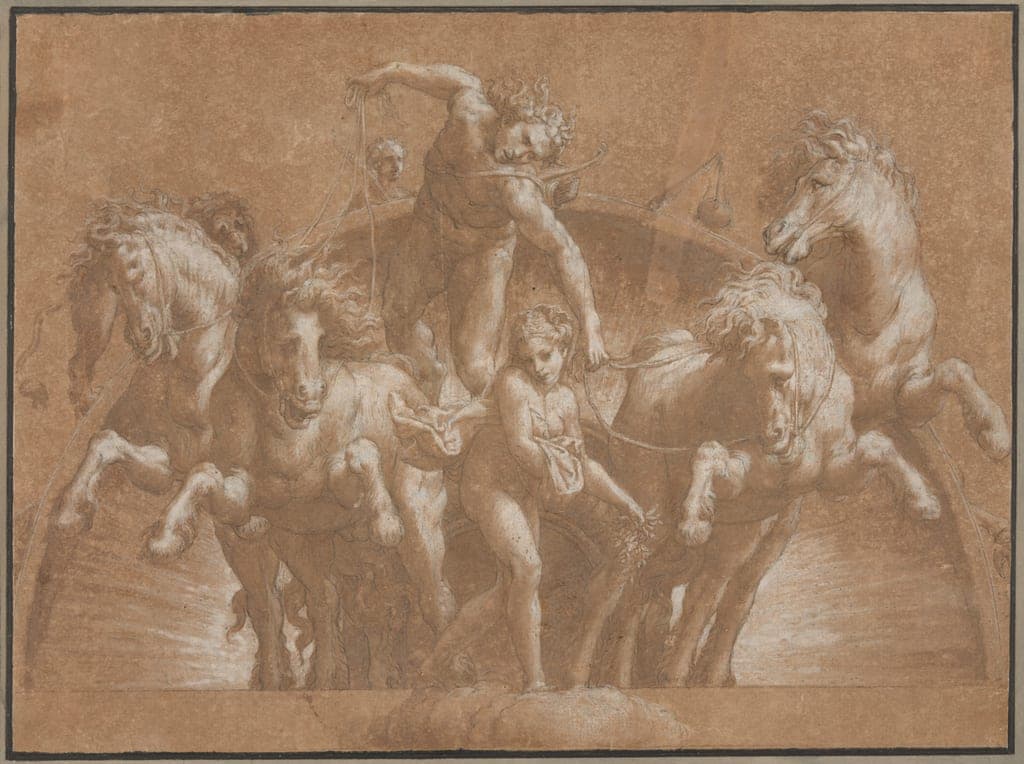 Apollo Driving the Chariot of the Sun by Lelio Orsi
Italian, 1508 or 1511–1587 — fine art print