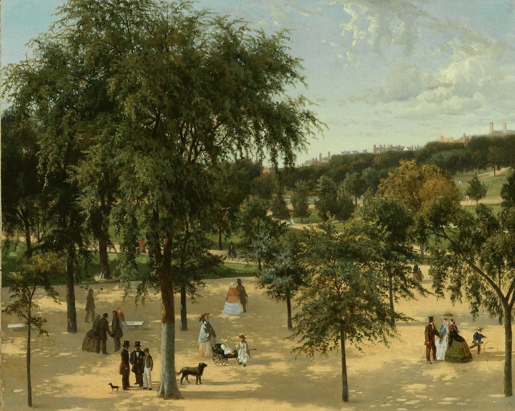 Boston Common by Artist unknown (American, 19th century) — fine art print