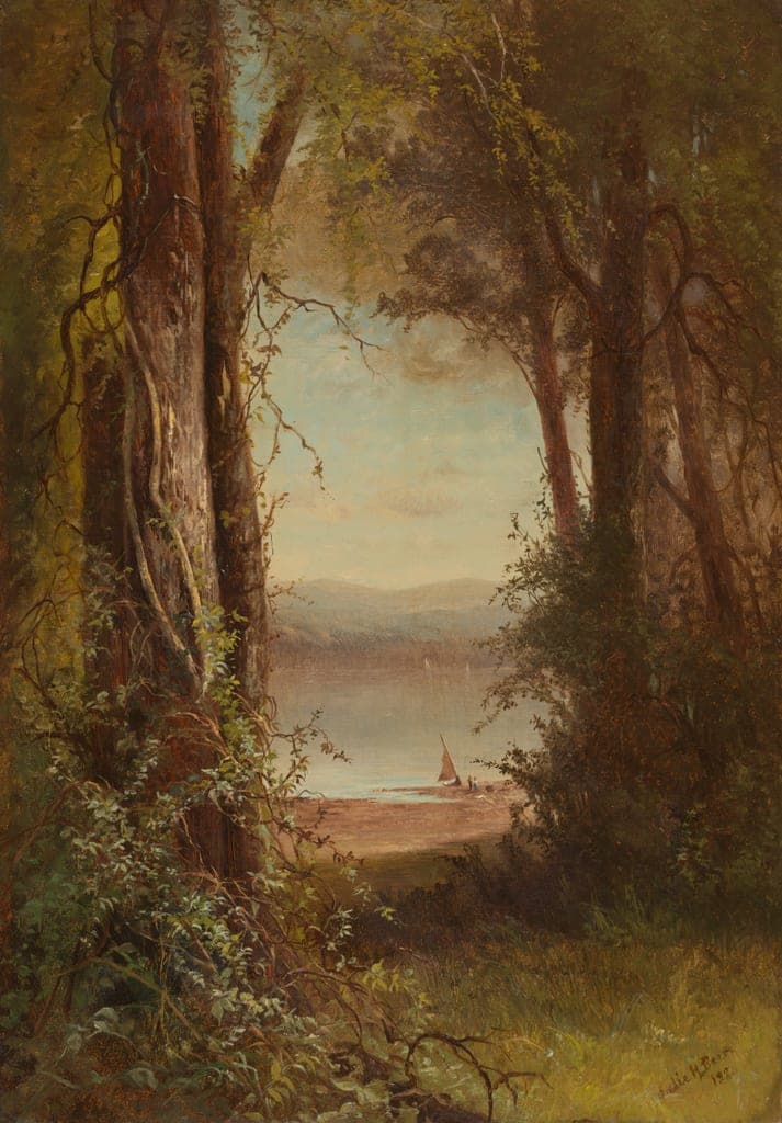 Looking upon the River by Julie Hart Beers (American, 1834–1913) — fine art print