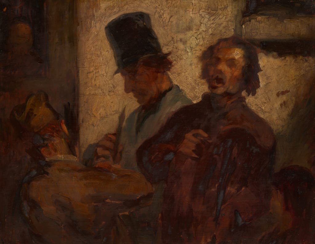 Street Musicians by Style of Honoré Victorin Daumier (French, 1808–1879) — fine art print